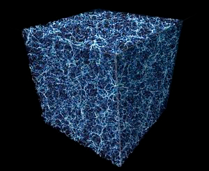 structure mainly DM inbetween voids